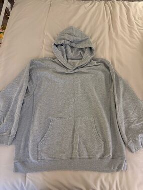 Aerie Oversized Heather Gray Hoodie